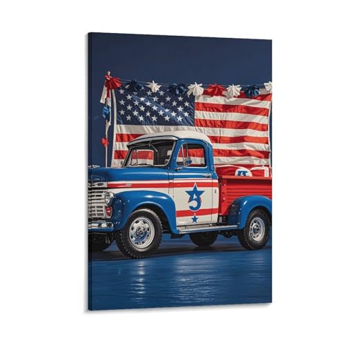 Camions du 4 juillet toile suspendue pour raviver l'esprit vintage