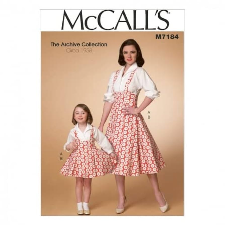 Amazon.com: McCall's Ladies & Girls Sewing Pattern 7184