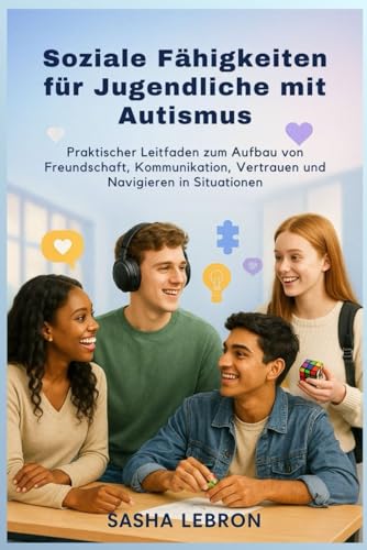 Soziale Fähigkeiten für Jugendliche mit Autismus: Praktischer Leitfaden zum Aufbau von Freundschaft, Kommunikation, Vertrauen und Navigieren in Situationen