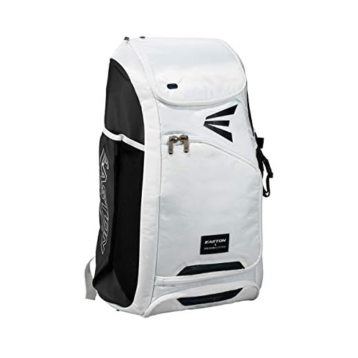Easton | JEN SCHRO Catcher's Backpack | Fastpitch Softball Equipment Bag | White