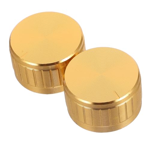 FRCOLOR 2 piezas Perillas de Metal para Estufa Eléctrica de Control Ajustable de Temperatura para Cocina y Hogar Reemplazo Funcional para Perillas Dañadas