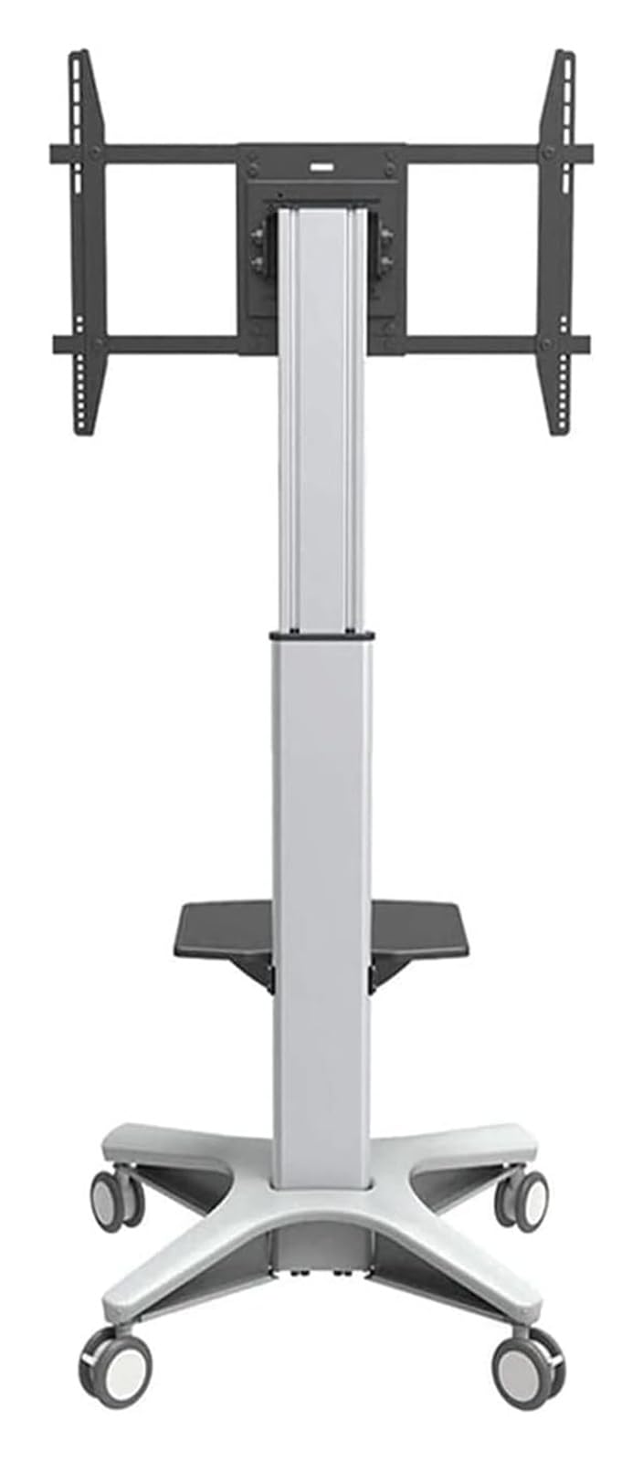 Support de sol à roulettes pour grand écran - Réhausseur TV mobile robuste
