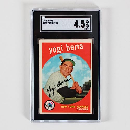 1959 Topps Baseball Yogi Berra #180 SGC 4.5+