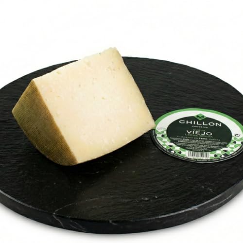 Queso de Oveja Viejo Chillón – Leche Cruda, Elaborado en Toro (Zamora) – Sabor Intenso y Tradicional | Queso curado viejo, tabla gourmet, regalo gastronómico (1/4 Pieza (600gr))