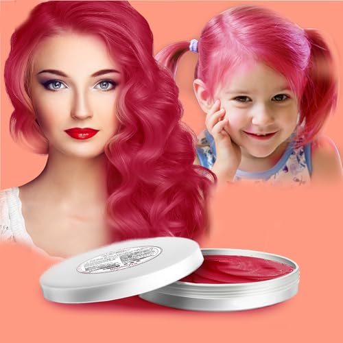 Cera para cabello temporal color rojo HAIOLORPRO miniatura 1