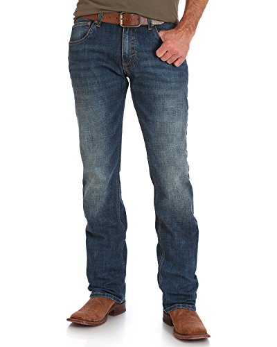 Image of Wrangler Men's Retro Slim Fit Straight Leg Jean