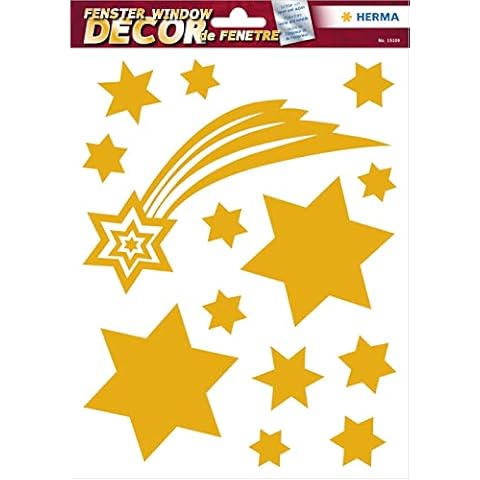 HERMA Christmas Stars Window Stickers Pack Cover