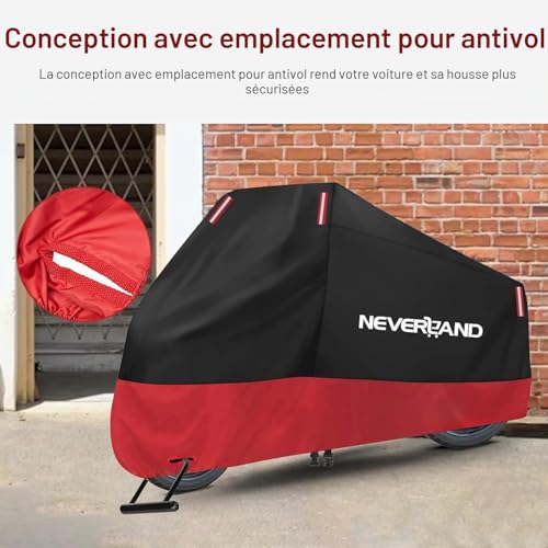 Bâche moto imperméable 210D résistante à l'hiver et aux déchirures extérieures