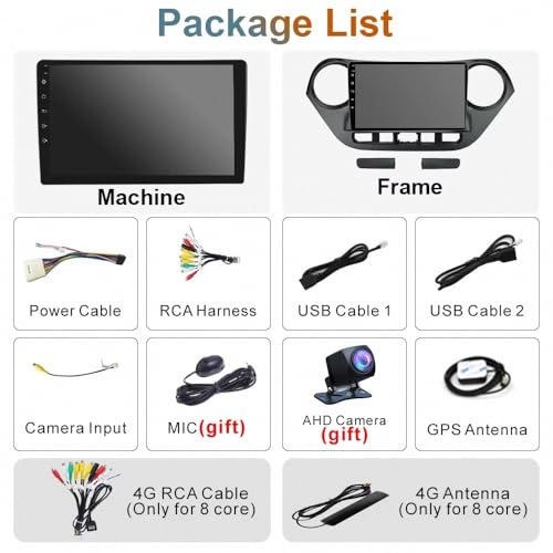 GPS Poids Lourd pour Hyundai I10 Autoradio Android Bluetooth