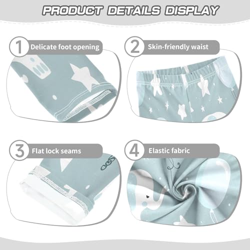 Toddler Girls Leggings Printed Yoga Pants Leggings Balloon Elephant for Kids3