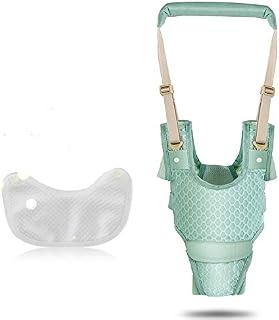 Baby Walking Harness - Handheld Kids Walker Helper - Toddler Infant Walker Harness Assistant Belt (Mint Blue Mesh)