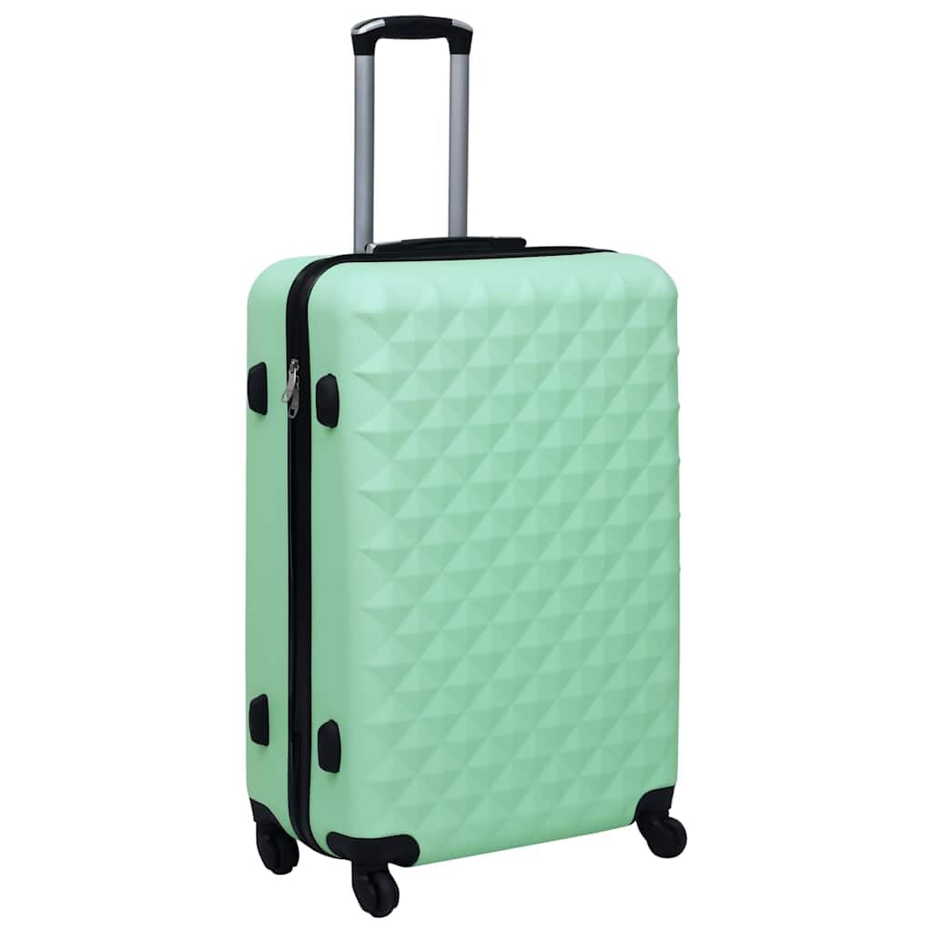 Set trolley rigido 2 pezzi set valigia verde menta bagaglio da