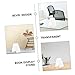 TEHAUX 12pcs Acrylic Book Display Stand Freestanding Desktop Book Rack for Organizing and Showcasing Magazines and Albums for Home Office and