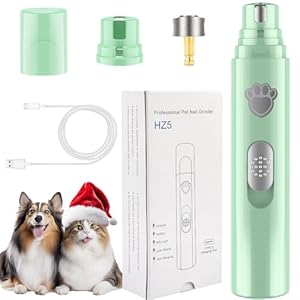 VIWIK Dog Nail Grinder, 2-Speed Rechargeable Dog Nail Trimmers for Large Medium & Small Dogs, Upgrade Professional Electric Pet Paws Grooming, Quiet Puppy Grooming Tool, for Dogs Cats VIWIK Dog Nail Grinder 2 Speed Rechargeable Dog Nail Trimmers for Large Medium Small Dogs Upgrade Professional Electric Pet Paws Grooming Quiet Puppy Grooming Tool for Dogs Cats