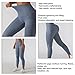 High Waist Yoga Pants, Fashionable Pure Color Workout Pants Breathable Hip Lift for Running Fitness (L) Denim Blue