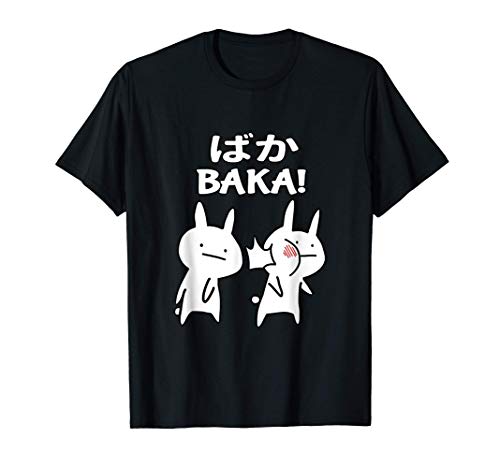 Japonais pour fan d'anime et de manga Baka Gifle de lapin T-Shirt