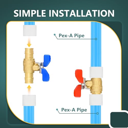 Válvulas Pex A de 3/4 de puerto completo para solucionar caídas de presión en tuberías 6