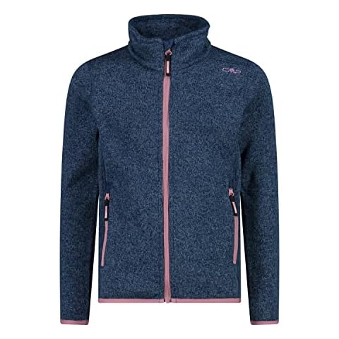 CMP Mädchen Knit Tech Mélange Fleece Jacket Cover
