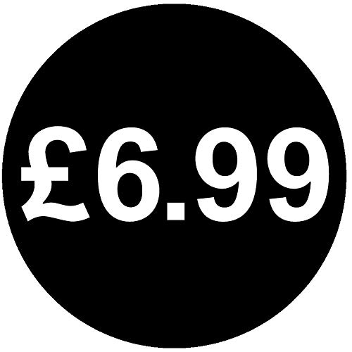 30mm Price Stickers Pack of 500 - Black - £6.99
