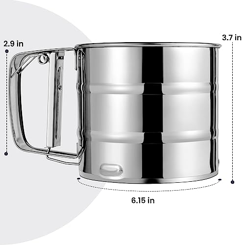 Rondauno SMSIF1 Flour Sifter, Stainless Steel Sifter thumb #1