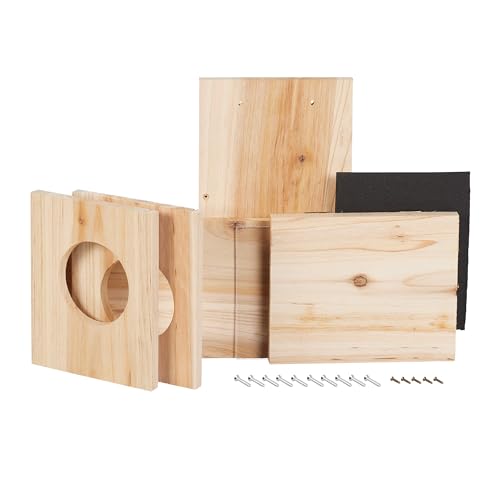 Mangeoire pour écureuils en bois naturel à assembler Relaxdays - 7