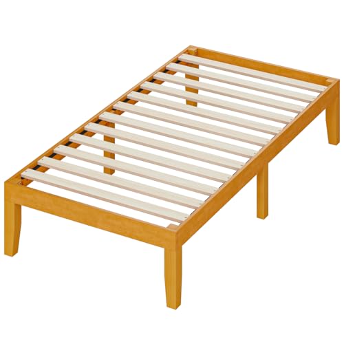 OLIXIS Twin Size Bed Frame, 12 in Heavy Duty Platform