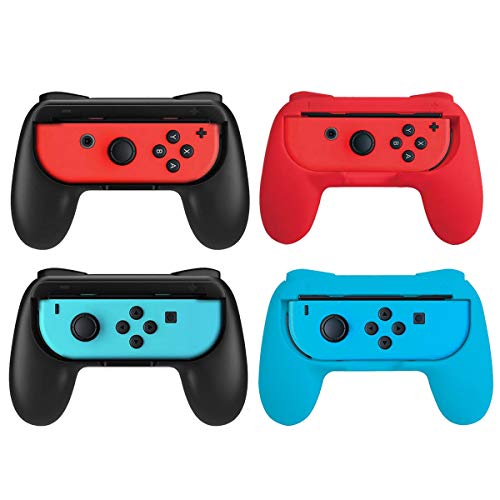 Beastron Joy Con Grips Compatible with Nintendo Switch, Handle Kit for Nintendo Game Switch Joy Con Controller 4 Pack