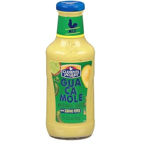 Clemente, Jacques Mild Guacamole Avocado Sauce With Serrano Pepper, 12.3 Ounce Cover