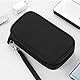 TQPXZO Elektronische Tasche Organizer Kabeltasche Universal Reisekabel, Tragbare Kabelorganizer,Doppelte Kabel Tasche für Elektronik Zubehör USB Ladekabel Handyladekabel (3layer, Schwarz)