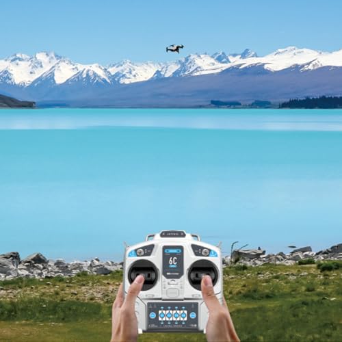 WANGCL Transmisor y receptor RC controlador y receptor Rc Kit de 2.4GHz 6CH para FPV RC Racing Quadcopter coche barco helicóptero - Modo mano izquierda - imagen 5