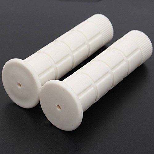Coolrunner Bicycle Handle Bar Mushroom Grips Bmx For Boys And Girls Bikes (White)… #TOP3
