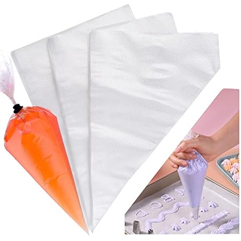 ITME Piping Bag and Nozzles Sets, 100 Medium One-time Piping Bags Cover