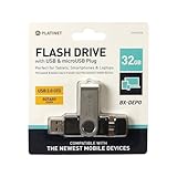 Pendrive USB 2.0 32GB con microUSB OTG, Almacenamiento portátil y Transferencia de Datos para Dispositivos móviles y computadoras.