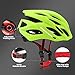 Basecamp Bike Helmet for Men Women with LED Safety Light Removable Sun Visor Lightweight Bicycle Helmet Adjustable Breathable Mountain & Road Cycling Helmets for Adult (BC-10)