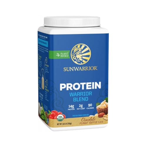 Image of Organic Plant Based Protein Powder | Vegan Organic Protein Powder with BCAA Amino Acids & Hemp Seed Pea Blend | Non-GMO Soy Dairy Filler & Gluten Free (Chocolate Peanut Butter, 30 Servings)