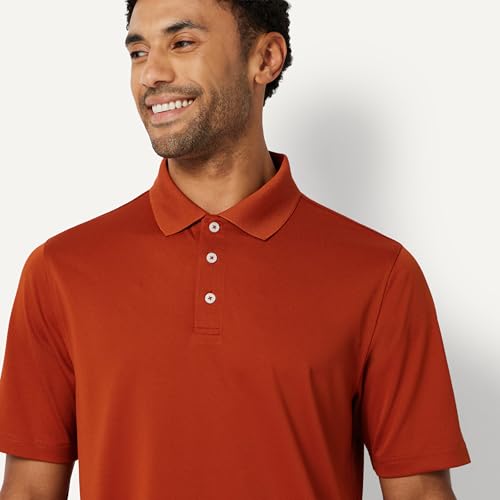 Image of Amazon Essentials Men's Regular-Fit Quick-Dry Short-Sleeve Golf Polo Shirt