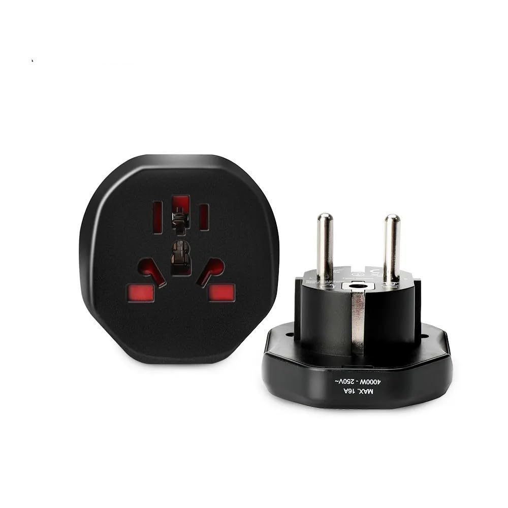 2500W Universal 2 Pins 10A Plug Travel Adapter Converter Socket.-picture-22