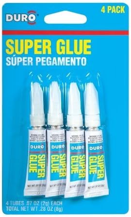 Corporation 1400336 "Duro" Liquid Super Glue .07 Oz - 4 Pack