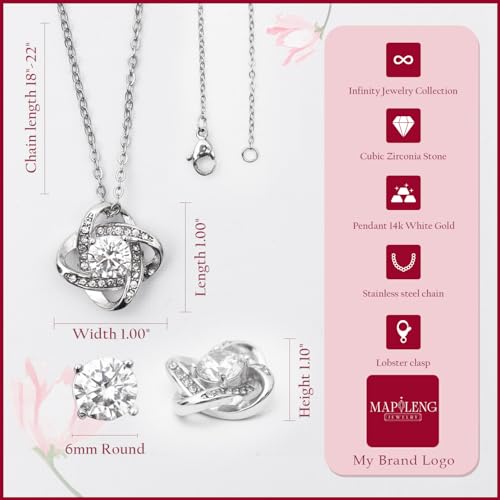 Daughter-Gifts-From-Dad-To-My-Daughter-Necklace-From-Dad-Daughter-Necklace-Love-Knot-Necklace-Father-Daughter-Necklace-Birthday-Gift-Gift-For-My-Daughter-Christmas-Gift-To-Daughter-From-Dad