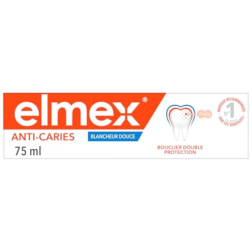 Elmex - dentifrice Elmex Anti-Caries Blancheur Douce 0 % Colorants