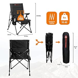 Antarcticagearheatedcampingchairwith12v16000mahbatterypackheatedportablechairperfectforcampingoutdoorsportspicnicsandbeachpartywith5pockets Urban Country Home Decor Antarctica gear heated camping chair with 12v 16000mah battery pack heated portable chair perfect for camping outdoor sports picnics and beach party with 5 pockets urban country home decor