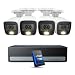 ANNKE 8 Channel Security Camera System 5-in-1 1080P lite H.264+ DVR with 1TB Surveillance Hard Disk Drive and (4)1080P HD Weatherproof HD-TVI Bullet Cameras with IR-cut Night Vision LEDs, Instant email alert with images