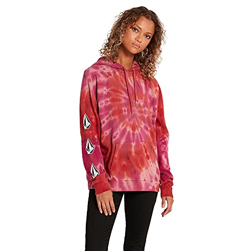 Image of Volcom Women's Regular Iconic Stone Hooded Fleece Sweatshirt