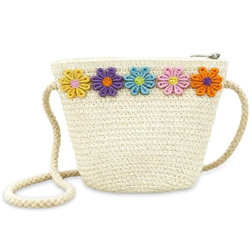 DIFLAX Bolso Niña, Bolso Bandolera Niña, Bolso de Paja, Bolsos para Niñas, Mini Bolso Niña, Sac Voyage para Vacaciones Viaje Actividades al Aire Libre DIFLAX Bolso Niña, Bolso Bandolera Niña, Bolso de Paja, Bolsos para Niñas, Mini Bolso Niña, Sac Voyage para Vacaciones Viaje Actividades al Aire Libre
