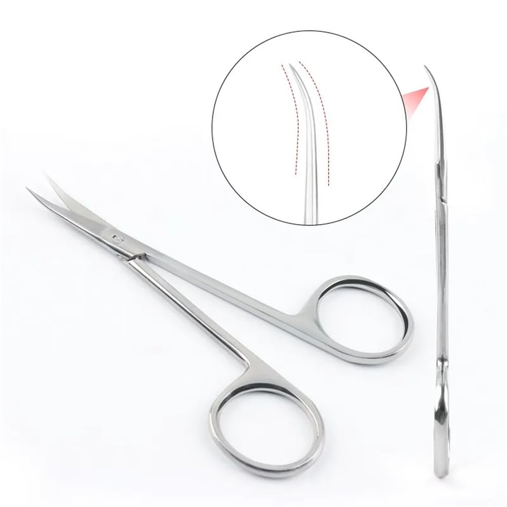 Professional Cuticle Scissors - Elbow Nail Clippers Salon & Home Use(Olecranon Scissors)