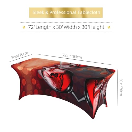 Housse table rectangulaire extensible élasthanne mariage fête