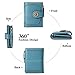 SENDEFN Small Womens Wallet Leather Bifold Card Holder RFID Blocking with Zipper Coin Pocket