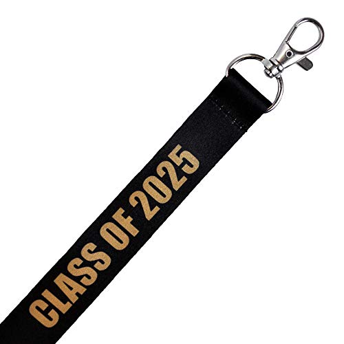 Image of PinMart Class of 2025-2030 School Graduation Lanyard ID Name Badge Keychain