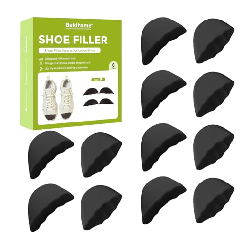Image of Shoe Filler for Too Big Shoes - 6 Pairs Shoe Cushion Inserts for Flats