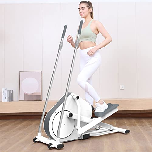 Image of Magnetic Control Wooden Elliptical Machine Installation-Free Mini Stepper Small Ultra-Quiet Space Walker Home